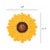 Wrapables Sunflower Coasters, Trivet Mats, Pot Holders (Set of 2), Medium Perspective: back