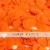 Wrapables Round Tissue Paper Confetti 0.5  Circle Confetti, Orange Perspective: back