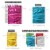 Wrapables Aluminum Foil Hologram Drawstring Gift Bags for Gift Wrap, Parties (Set of 10) Perspective: back