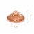 Wrapables Acrylic Diamond Place Card Holders for Weddings, Table Decor (12pcs), Rose Gold Perspective: back