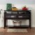 Furniture of America Tayler Contemporary Wood Storage Console Table in Espresso Perspective: back