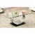 Furniture of America Suse Contemporary Metal 3-Piece Coffee Table Set in Silver Perspective: back