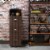 Furniture of America Thelo Industrial Wood Filing Cabinet with Wheels in Walnut Perspective: back