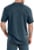 Dickies Men's Short Sleeve Heavyweight T-Shirt - Baltic Blue Heather Perspective: back