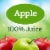 Juicy Juice Apple Juice 100% Juice Perspective: back