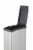 Home Zone Living Rectangle Step Trash Bin Perspective: back