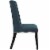 Baron Fabric Dining Chair - Azure Perspective: back