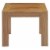 Upland Outdoor Patio Wood Side Table - Natural Perspective: back