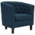 Prospect 2 Piece Upholstered Fabric Armchair Set - Azure Perspective: back