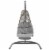 Landscape Hanging Chaise Lounge Outdoor Patio Swing Chair - Light Gray Gray Perspective: back