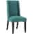 Baron Dining Chair Fabric Set of 4 - Teal Perspective: back