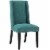 Baron Dining Chair Fabric Set of 4 - Teal Perspective: back