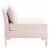 Modway Furniture EEI-3986-PNK Ardent Performance Velvet Armless Chair, Pink Perspective: back