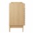Render 48 Double Bathroom Vanity Cabinet-EEI-4342-OAK Perspective: back