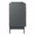 Render 48 Single Bathroom Vanity Cabinet, Gray Perspective: back