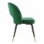 Rouse Performance Velvet Dining Side Chair Emerald Perspective: back