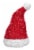 Good Tidings Holiday Red Santa Hat Christmas Tree Topper, 12 Perspective: back