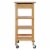 Oceanstar Bamboo Kitchen Trolley Perspective: back