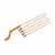 Grand Fusion 18 inch Long  Drain Weasel Sink Snake Cleaner 5 Pack Perspective: back