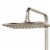 PULSE ShowerSpas AquaPower Brushed Nickel Shower System Perspective: back