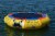 New Island Hopper 13' Bounce N Splash Padded Water Bouncer Perspective: back