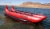 NEW Island Hopper RSPVC-10 Island Hopper The Red Shark 10 Passenger 17' Water Sled Perspective: back