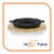 9.5 Round Cast Iron Wok/Skillet with Handles & Wooden Base (1 Skillet) by MyXOHome Perspective: back