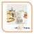 Ceramic Chocolate Fondue Pot / Cheese melting Pot, Color: White by MyXOHome Perspective: back