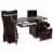 Desks in Solid Wood for Home or Office Use Perspective: back