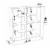 Display/Shelving/Etageres in Solid Wood for Home or Office Use Perspective: back