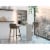 Desks/Work Surfaces in Particle Board for Home or Office Use Perspective: back