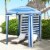 Simplie Fun Cabana Beach Umbrella Shade, Coolness, and Protection in One! Perspective: back