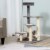 Simplie Fun Premium Cat Tree Haven Play, Scratch, and Rest for Happy Felines Perspective: back