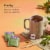 Yogi Tea Organic Green Tea Kombucha (4 Packs, 16 Bags Each) Perspective: back
