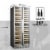 Ergode Lanbo Black Dual Zone Wine Cooler French Doors 287 Bottle Capacity Perspective: back