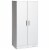 Ergode Elite 32 inch Storage Cabinet, White Perspective: back