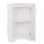 Ergode Elite White Corner Storage Cabinet Perspective: back