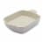 Emile Henry USA Square Modern Classics Ceramic Baking Dish - White Perspective: back