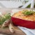 Emile Henry USA Modern Classics 8-Inch Square Ceramic Baking Dish - Rouge Red Perspective: back