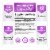 Probiotics for Women - Digestive Health Support with 50B CFU & Psyllium Husk 30 Capsules Perspective: back