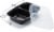 Kitcheniva Microwavable Meal Prep Food Container WIth 2 Compartment - Pack of 10 Perspective: back