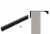 Kitcheniva Finger Edge Pull Out Door Handle Matte Black 2", 5 Packs Perspective: back