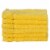 Kitcheniva Ultra Super Soft 100% Cotton Yellow Wash Cloth Towels, 6 Packs Perspective: back