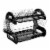 Kitcheniva Stainless Steel Dish Drying Rack, 2 Tier Perspective: back