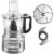 KitchenAid KFP0718CU Food Processor 7 Cup Contour Silver Perspective: back