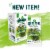 Gimme Seaweed Grab & Go, Sea Salt & Avocado Oil, Organic Roasted Seaweed Sheets, 5 Count Perspective: back