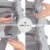 hauck Alpha High Chair Tray Table Compatible with Wooden Alpha+ and Beta+, Grey Perspective: back