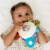 HABA Teether Cuddly Rainbow Round - Soft Activity Toy with Rattling & Teething Elements Perspective: back