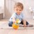 HABA Roly Poly Giraffe Soft Wobbling & Chiming Baby Toy with Teething Rings Perspective: back