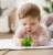 HABA Clutching Toy Shamrock (wood)  (Made in Germany) Perspective: back